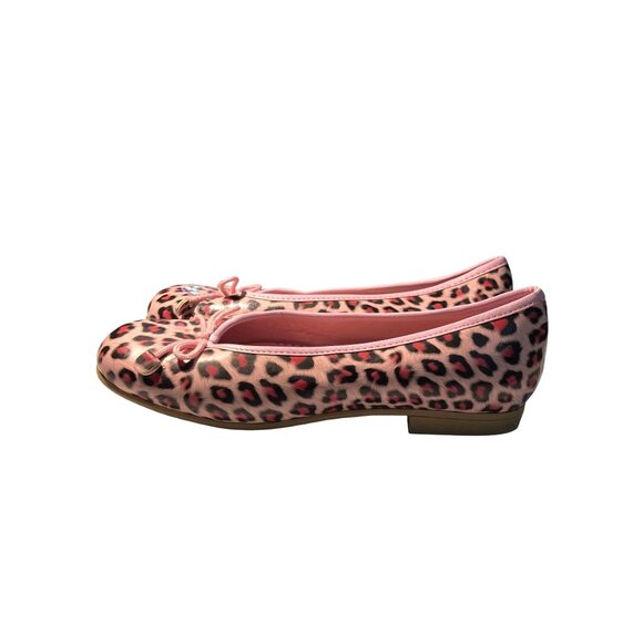 Rachel Shoes big Girls Size 3 Leopard Print Ballet Flats shoes - Picture 3 of 8